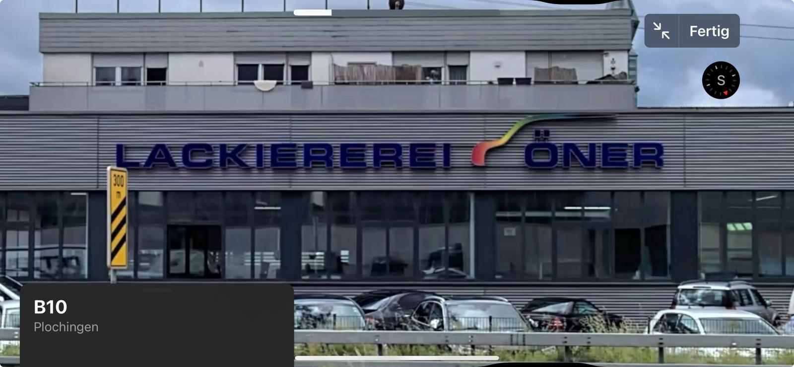Lackiererei Öner dış cephe tabela uygulaması