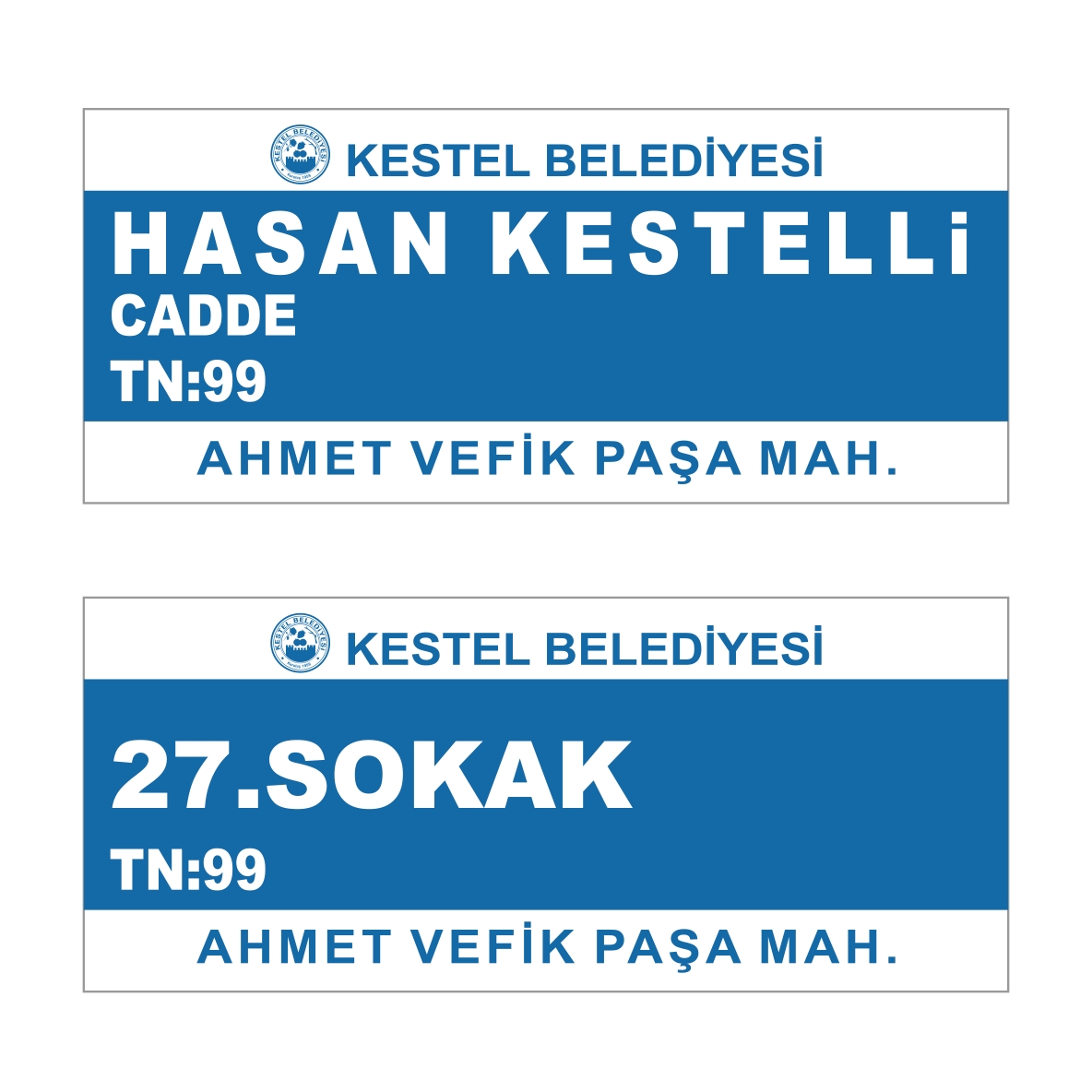 SOKAK, CADDE İSMİ TABELALARI